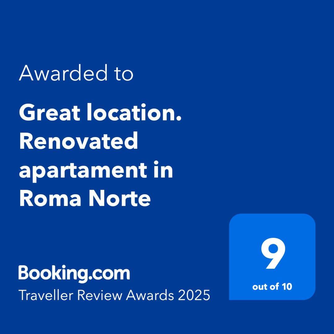 Great Location. Renovated Apartament In Roma Norte 墨西哥城 外观 照片